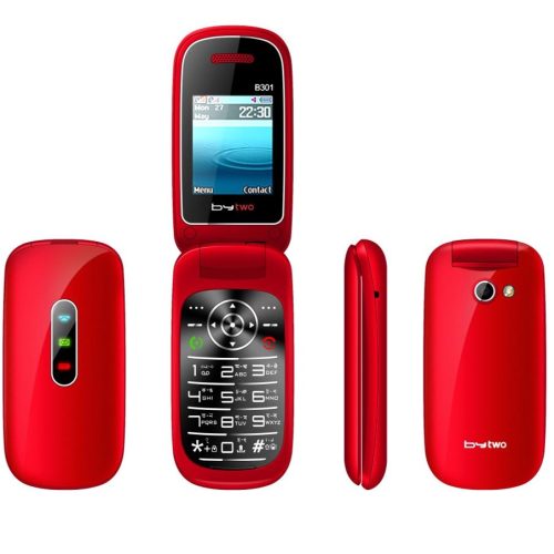 Bytwo 301 Folding Phone Dual Sim red