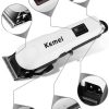 Professionals Design Perfect Shaver And Haircut Rechargeable Beard And Moustaches Hair Machine And Trimming With Cord And Without Cordless Use km809A