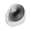 Desktop Mini Fan, Wide Angle Portable Rechargeable Desk Fan