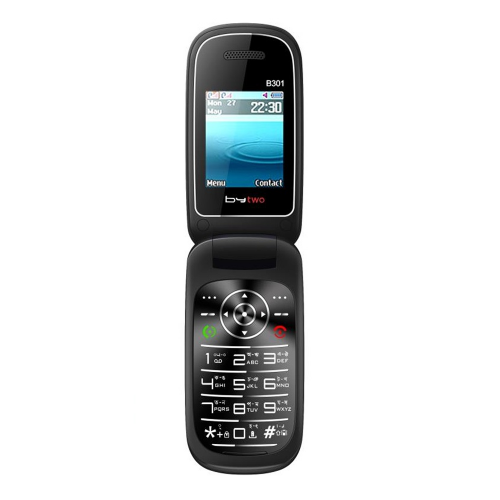 Bytwo 301 Folding Phone Dual Sim (Black )