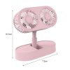 Double Motor Folding Table Top Fan