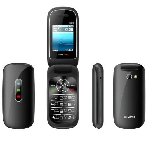 Bytwo 301 Folding Phone Dual Sim (Black )