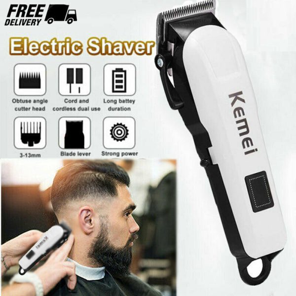 images5ee724b4-6ffa-4c19-92ac-a1c80a24f510-1.jpg Professionals Design Perfect Shaver And Haircut Rechargeable Beard And Moustaches Hair Machine And Trimming With Cord And Without Cordless Use km809A
