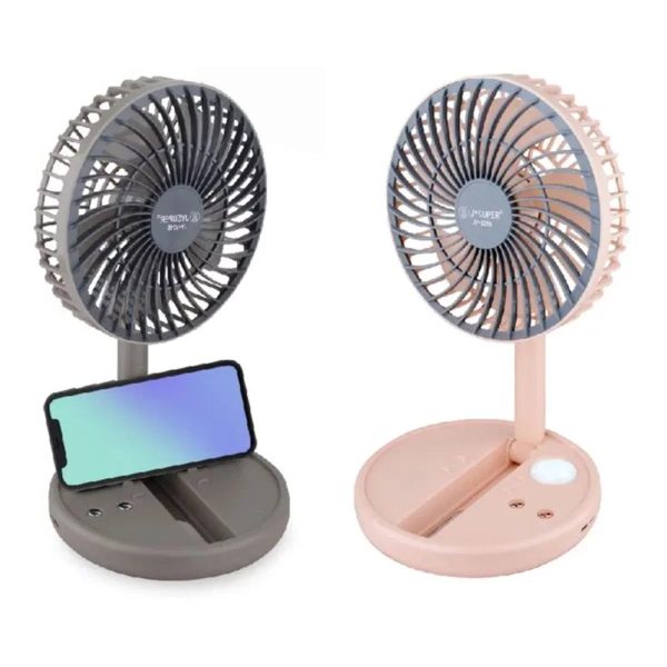 JY-2215 JYSUPER Professional Rechargeable Fan with LED Light
