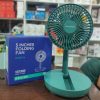 Rechargeable 5-inches Folding fan HCZ21 Green colour