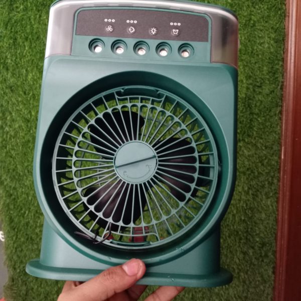 A3 In 1 Air Cooling USB Fan with LED Night Light Water Fan