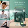 3 In 1 Air Cooling USB Fan with LED Night Light Water Fan