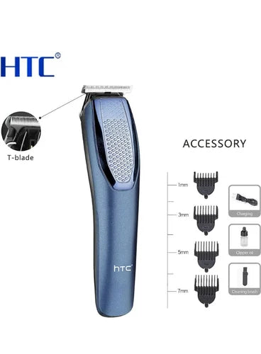 HTC AT-1210 Rechargeable 4 Clipper Hair Trimmer For Menn