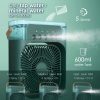 3 In 1 Air Cooling USB Fan with LED Night Light Water Fan
