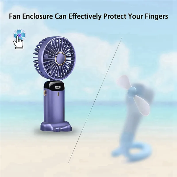 𝐏𝐨𝐫𝐭𝐚𝐛𝐥𝐞 𝐅𝐚𝐧 𝐏𝐞𝐫𝐬𝐨𝐧𝐚𝐥 𝐅𝐚𝐧 𝟓𝟎𝟎𝟎𝐌𝐀𝐡 𝐑𝐞𝐜𝐡𝐚𝐫𝐠𝐞𝐚𝐛𝐥𝐞,𝟓 𝐒𝐩𝐞𝐞𝐝𝐬 𝐰𝐢𝐭𝐡 𝐋𝐄𝐃 𝐃𝐢𝐬𝐩𝐥𝐚𝐲,𝟗𝟎° 𝐀𝐝𝐣𝐮𝐬𝐭𝐚𝐛𝐥𝐞 Multicolour