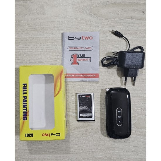 Bytwo 301 Folding Phone Dual Sim (Black )