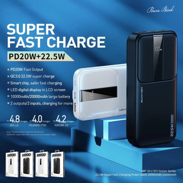 imagesf3e67bae-6342-4734-a45b-9368a23ea7ef-1.jpg REMAX RPP-626 20000mAh Ruinay Series 2.1A Fast Charging Power Bank