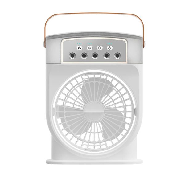 A3 In 1 Air Cooling USB Fan with LED Night Light Water Fan
